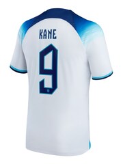 Nike White Kane - 9 England Stadium Home Junior Football Shirt Kids - Image 3 of 3