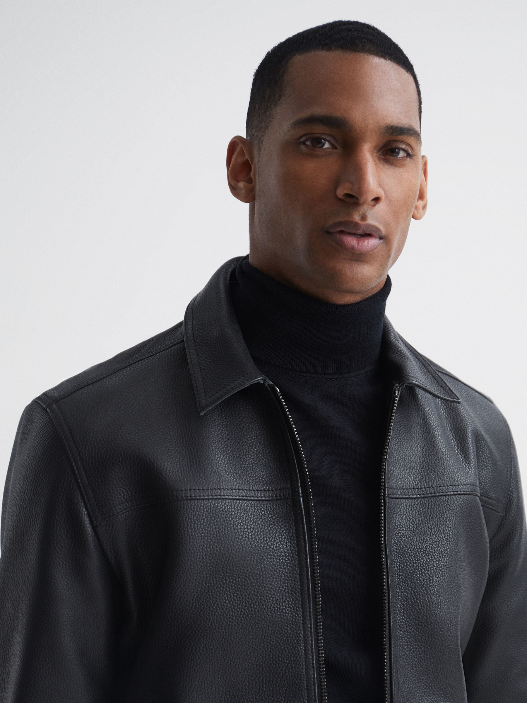Reiss black jacket clearance