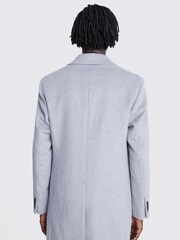 MOSS Grey Epsom Overcoat - Image 2 of 4