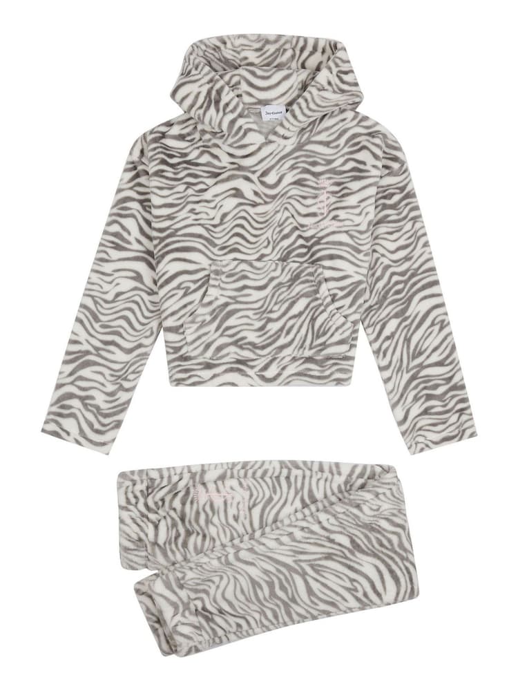 Juicy Couture Tiger Brown Fleece Lounge Set - Image 1 of 3