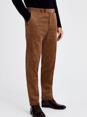 MOSS Red Rust Corduroy Suit Trousers - Image 1 of 3
