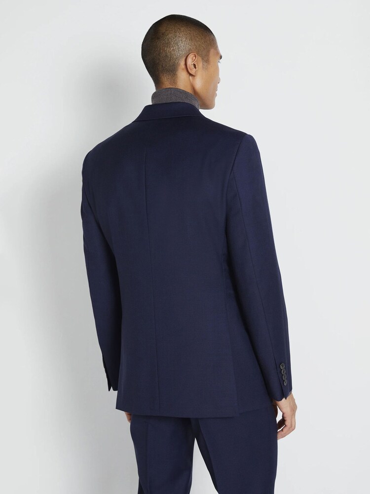 MOSS Blue Tailored Fit Panama Jacket - Image 2 of 4