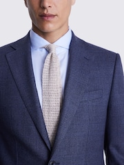MOSS Blue Tailored Fit Check Jacket - Image 7 of 8