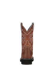 Ariat Probaby Lace-Up Western Brown Boots - Image 3 of 4