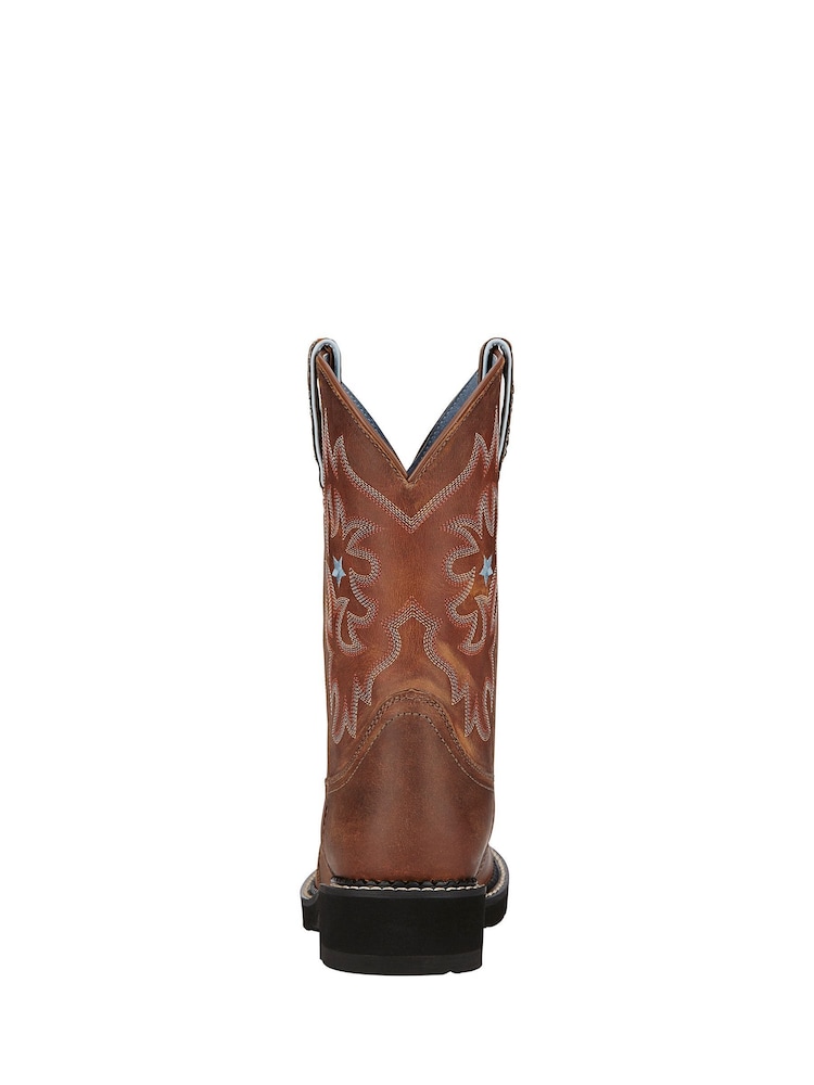 Ariat – Probaby – Westernstiefel mit Schnürung, Braun - Image 3 of 4