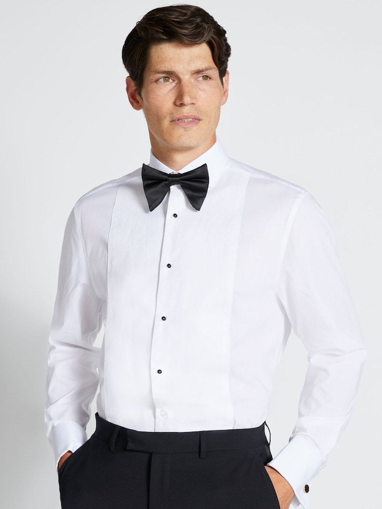 MOSS White Marcella 100% Cotton Dress Shirt - Image 1 of 4