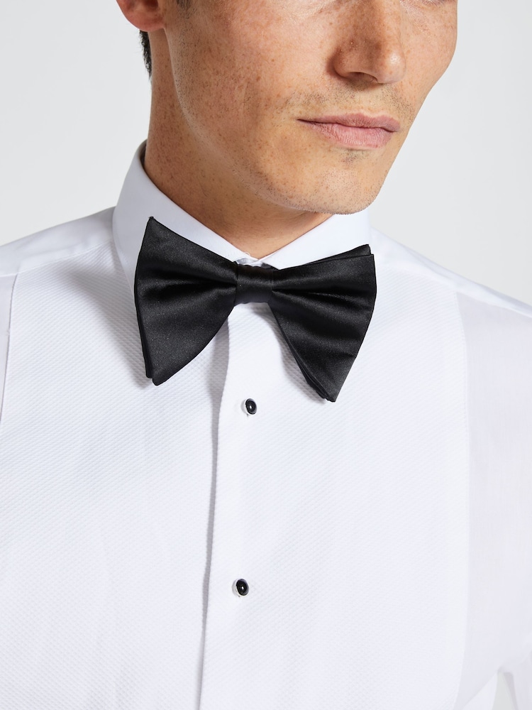 MOSS White Marcella 100% Cotton Dress Shirt - Image 2 of 4