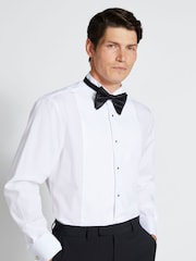 MOSS White Wing Collar Marcella 100% Cotton Dress Shirt - Image 1 of 4