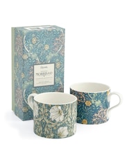 Spode Set of 2 Morris & Co. Seaweed Mugs - Image 4 of 6