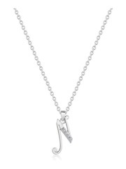 Beaverbrooks Sterling Silver Cubic Zirconia Initial Pendant - Image 1 of 3