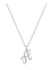 Beaverbrooks Sterling Silver Cubic Zirconia Initial Pendant - Image 3 of 3