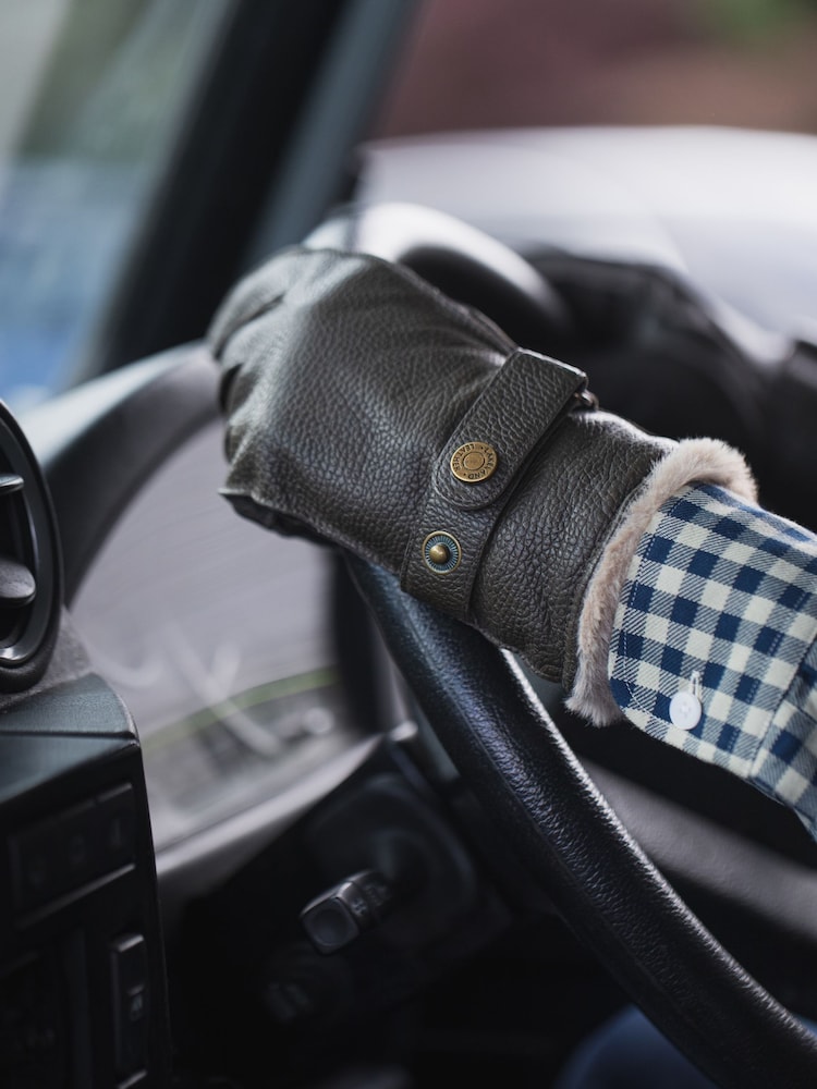 Lakeland Leather Brown Milne Winter Leather Gloves - Image 1 of 5