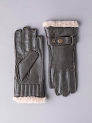 Lakeland Leather Brown Milne Winter Leather Gloves - Image 3 of 5