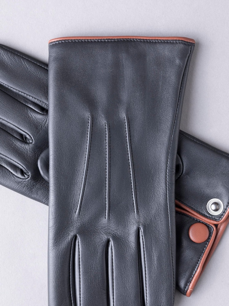 Lakeland Leather Black Swinside Leather Gloves - Image 3 of 3