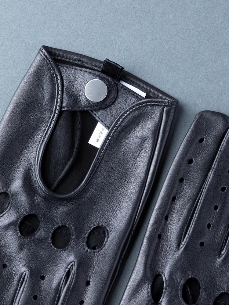 Lakeland Leather Black Monza Leather Driving Gloves - Image 3 of 3