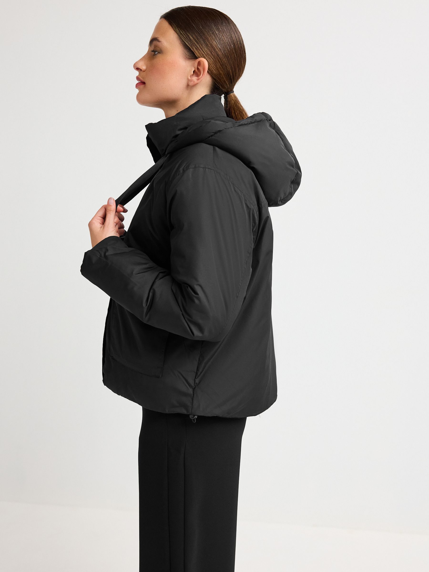 Buy Black Short Padded Jacket from Next Luxembourg
