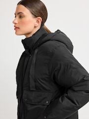 Black Short Padded Jacket - Image 5 of 6