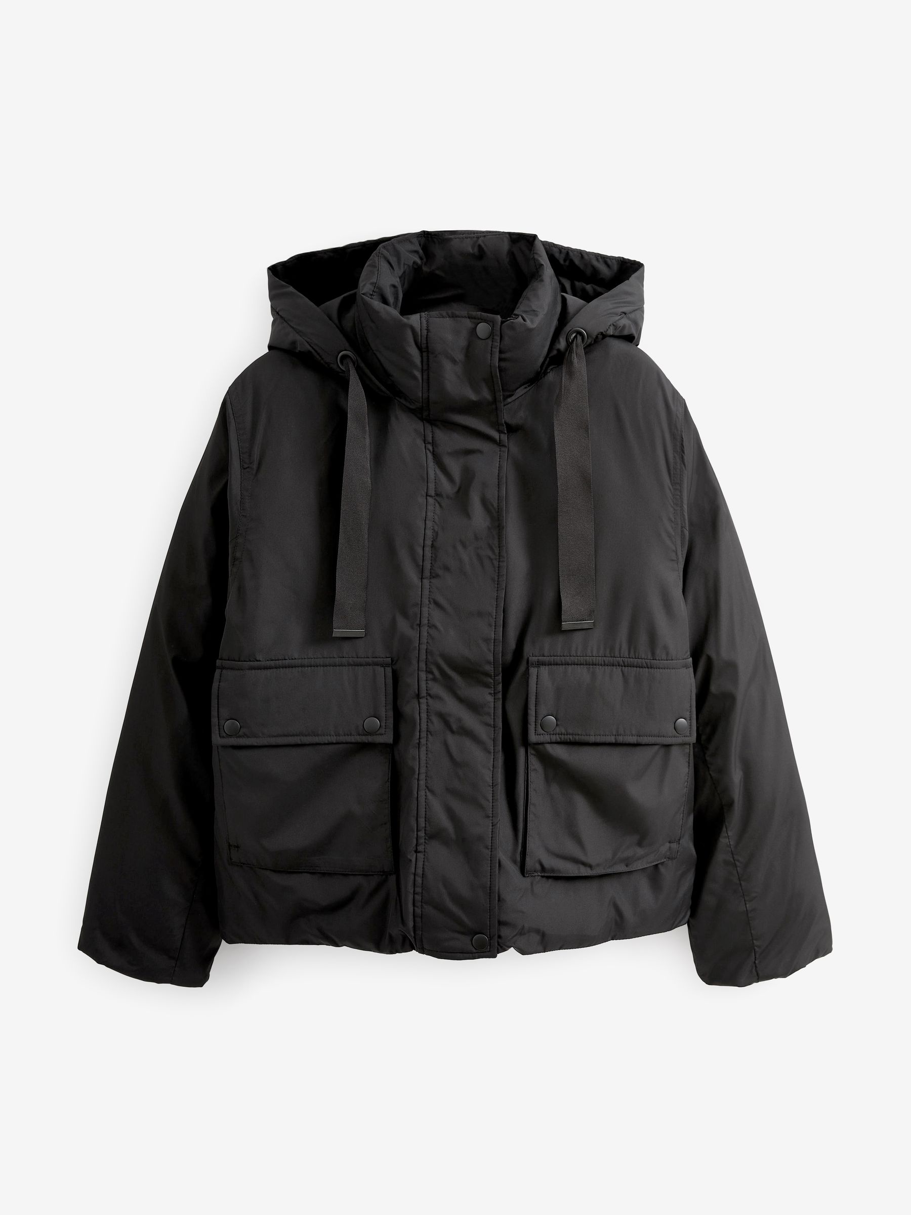 Next black padded jacket discount