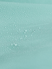 Teal Blue Rubber Showerproof Rain Coat - Image 6 of 6