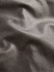 Washed Black Faux Leather Biker Jacket - Image 6 of 6