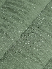 Khaki Green Shower Resistant Quilted Poncho - Image 8 of 8