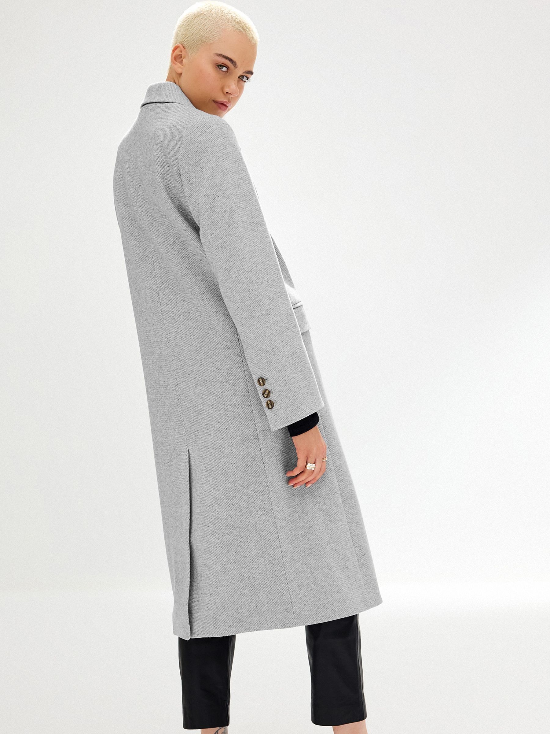 Next pink revere coat top