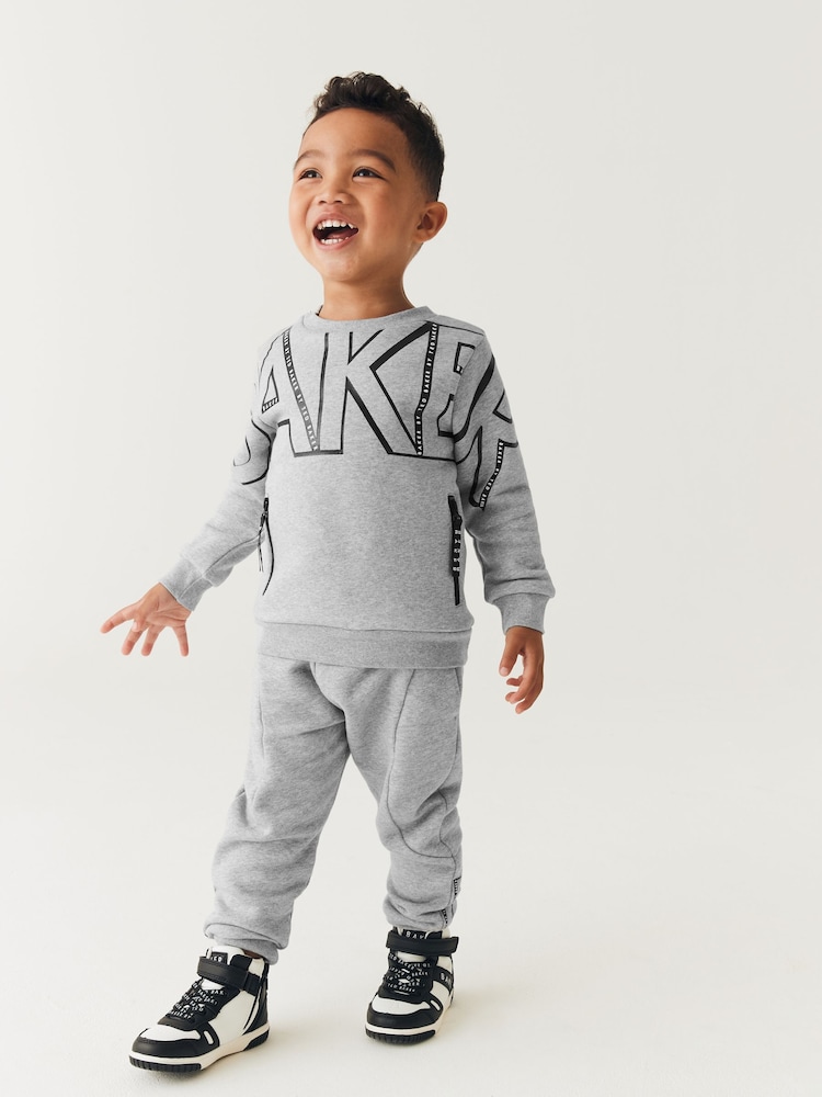 Baker by Ted Baker (0-6yrs) Letter Sweater and Jogger Set - Image 2 of 14