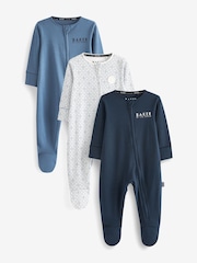 Baker by Ted Baker Sleepsuit 3 Pack - Image 2 of 9