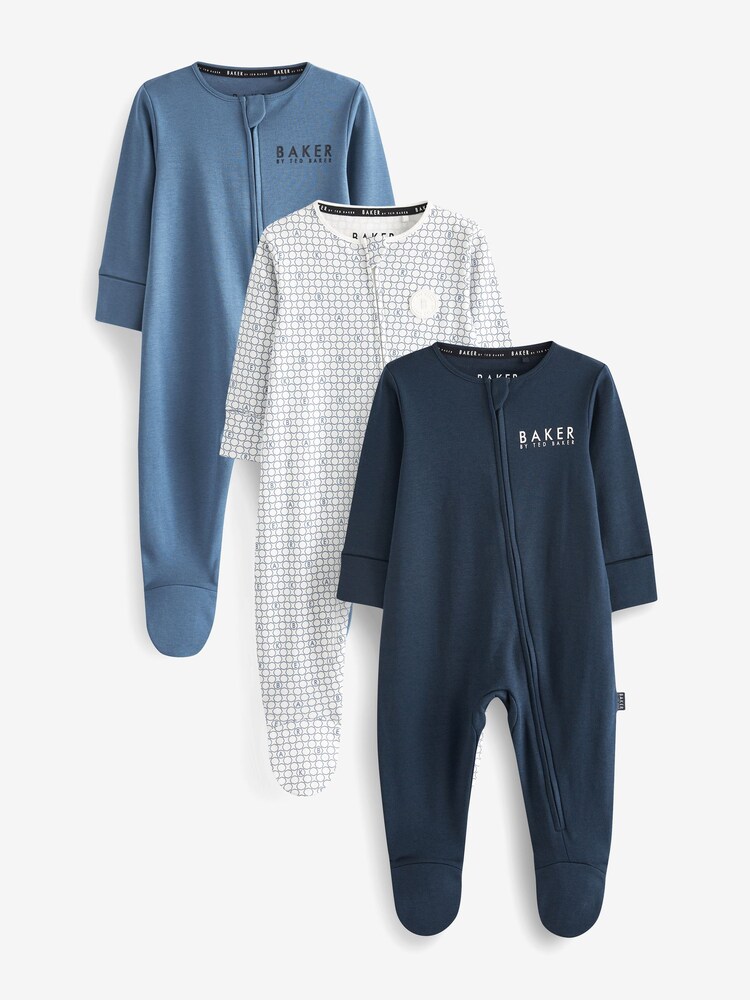 Baker by Ted Baker Sleepsuit 3 Pack - Image 2 of 9