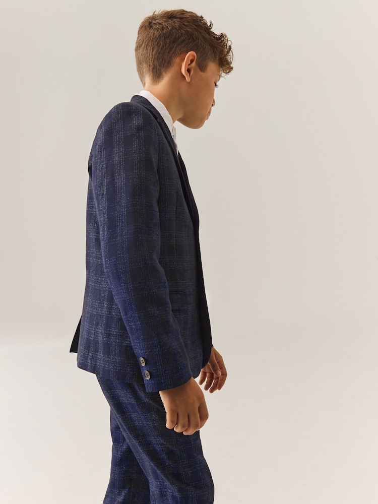 Bleu - Veste de costume Baker by Ted Baker - Image 4 of 9