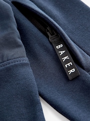Marineblau - Baker by Ted Baker Langärmeliges Polo-Shirt aus 100 % Baumwolle - Bild 8 von 8