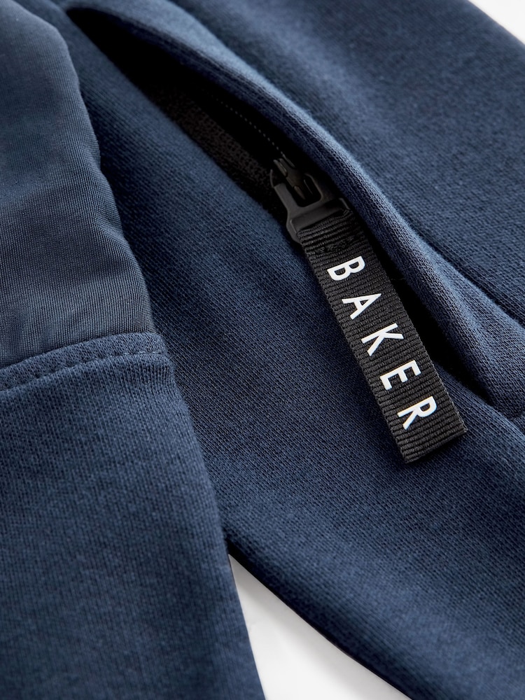Marineblau - Baker by Ted Baker Langärmeliges Polo-Shirt aus 100 % Baumwolle - Bild 8 von 8 Marineblau - Baker by Ted Baker Langärmeliges Polo-Shirt aus 100 % Baumwolle - Bild 8 von 8