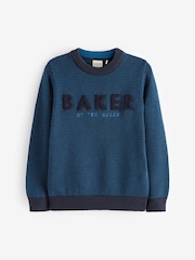 Baker by Ted Baker pleten pulover Baker by Ted Baker - Slika 5 iz 7