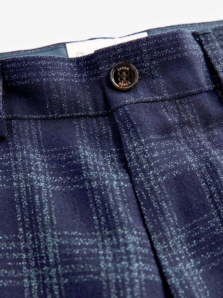 Bleu - Pantalons de costume Baker By Ted Baker - Image 7 of 8