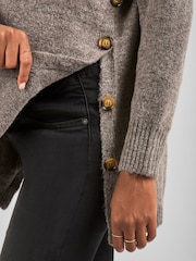JoJo Maman Bébé Mocha Brown Turtle Neck Maternity & Nursing Jumper - Image 2 of 4