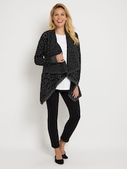 Cardigan pentru gravide și alăptare cu imprimeu leopard joJo Maman Bébé Imprimeuri - Image 3 of 4