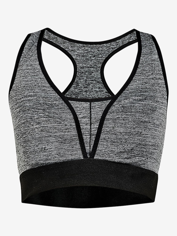 JoJo Maman Bébé Marl Grey Active Maternity & Nursing Bra - Image 6 of 6