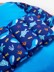 JoJo Maman Bébé Blue Whale UPF 50 Sun Protection Float Suit - Image 3 of 3
