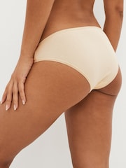 Black / Pastel Rose Nude / White Bikini Cotton Rich Knickers 6 Pack - Image 3 of 8