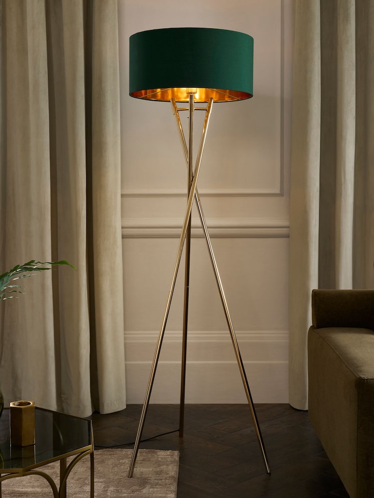 Green Rico Floor Lamp - Image 1 of 6