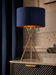 Navy Blue Rico Table Lamp - Image 1 of 7