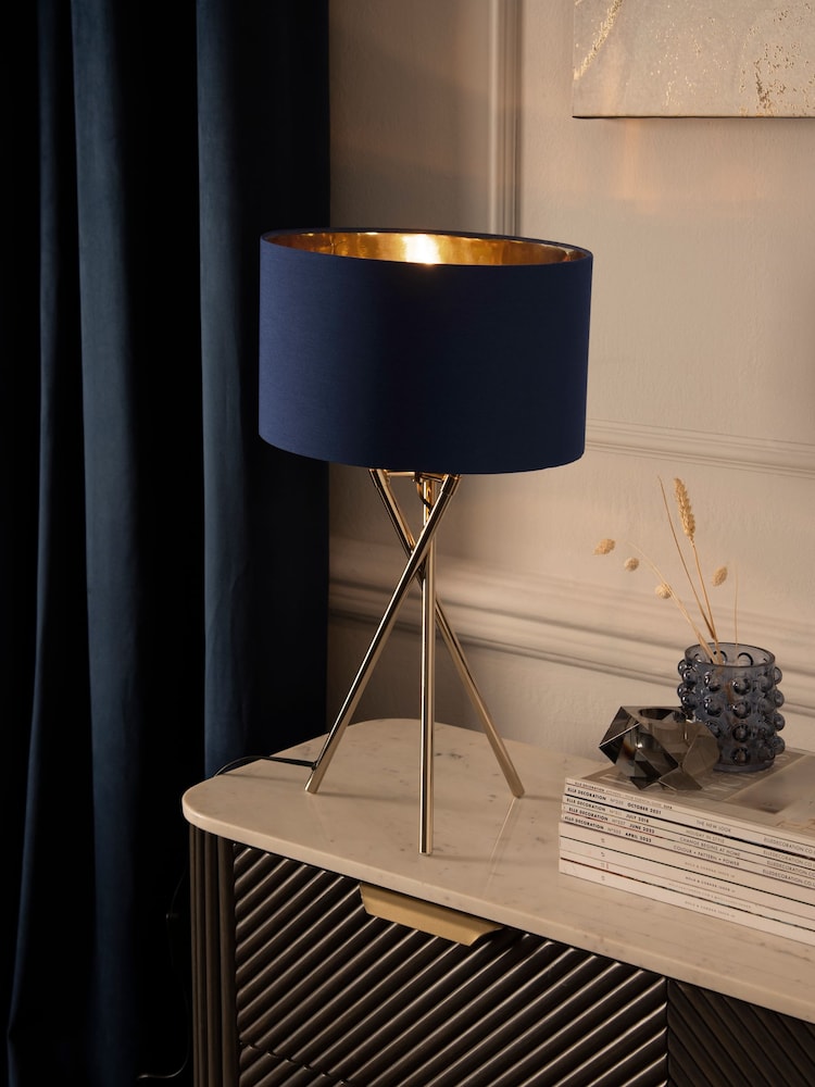 Navy Blue Rico Table Lamp - Image 2 of 7