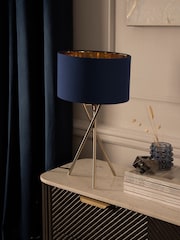Navy Blue Rico Table Lamp - Image 3 of 7