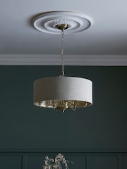 Brass Burford 6 Light Chandelier Ceiling Light - Image 2 of 6