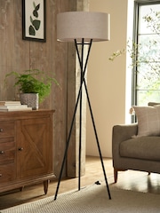 Black Rico Floor Lamp - Image 2 of 6