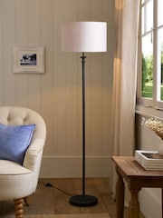 Black Burford Floor Lamp - Image 1 of 1