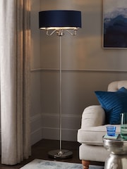 Navy Blue Burford 3 Light Floor Lamp - Image 1 of 6