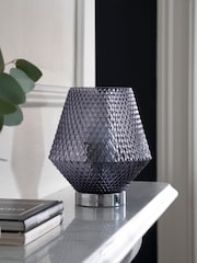 Blue Battery Operated Tapered Ambient Lamp - Image 1 of 3