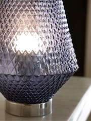 Blue Battery Operated Tapered Ambient Lamp - Image 2 of 3