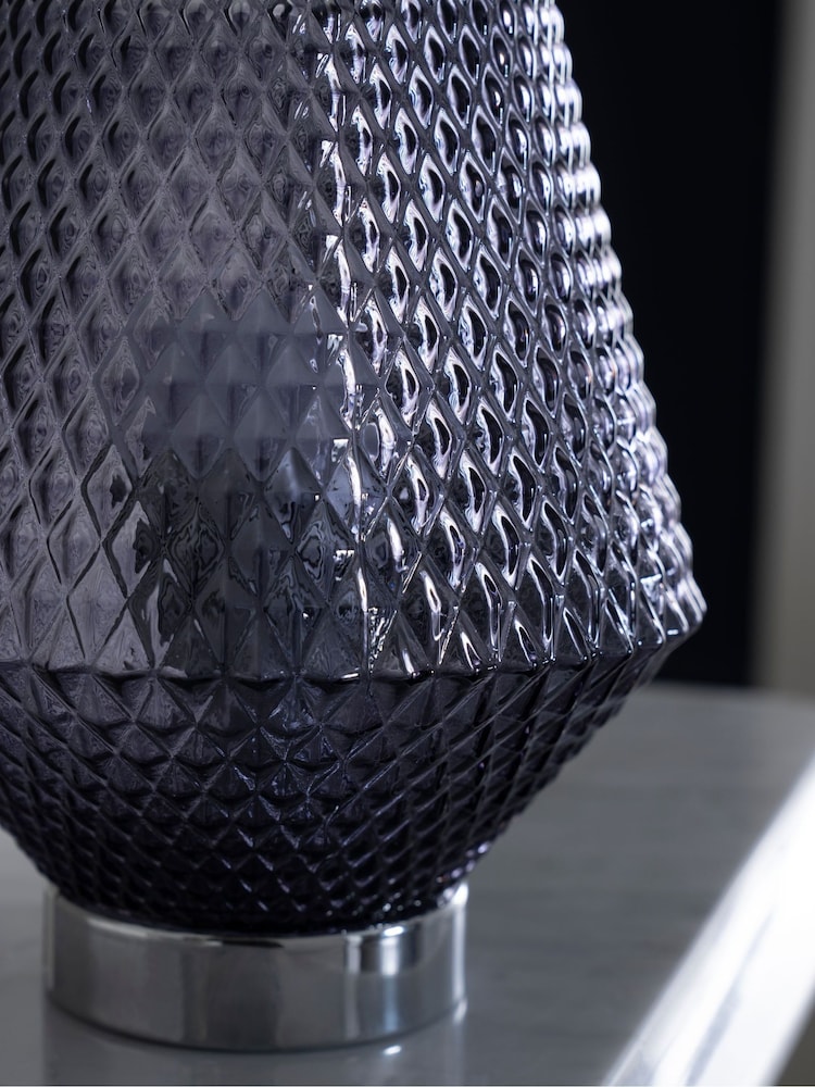 Blue Battery Operated Tapered Ambient Lamp - Image 3 of 3